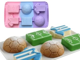 Molde silicona cancha futbol